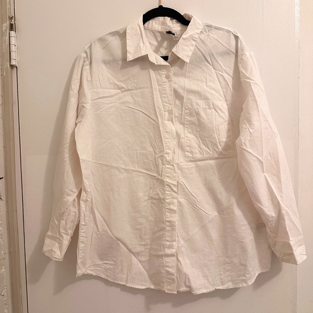 H&M White Button Down